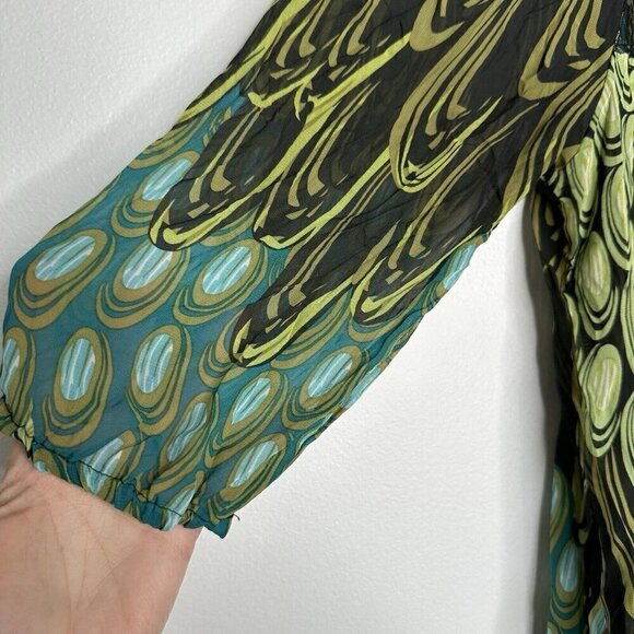 Y2K Xhilaration Babydoll Top Size M Floral - Picture 3 of 11